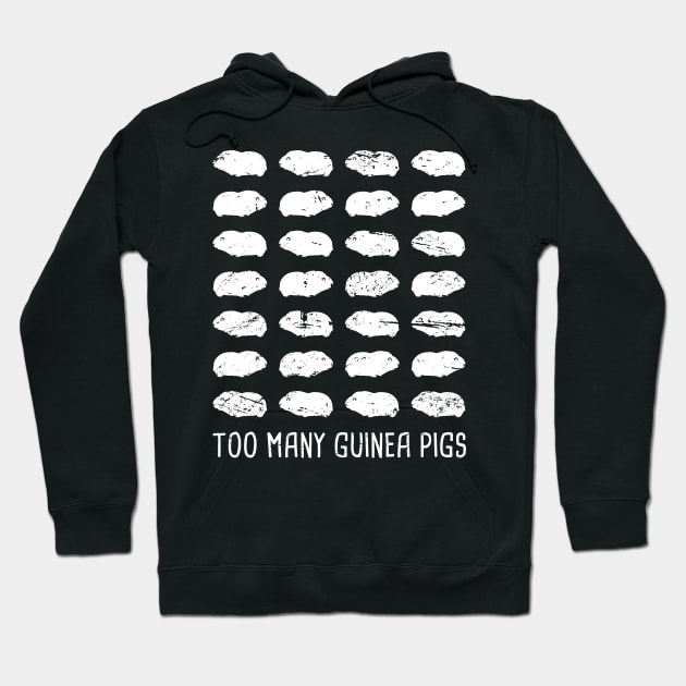 Cute And Funny Pet Guinea Pig Graphic Hoodie by MeatMan